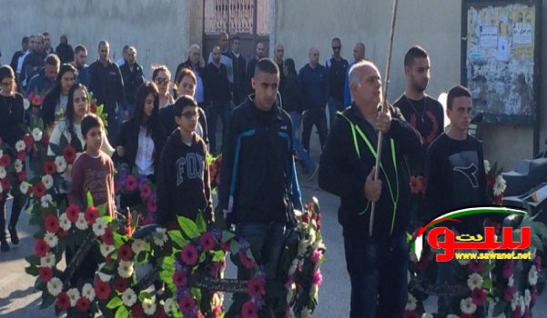 جمهور غفير يشارك في مراسم جنازة المأسوف على شبابه ابراهيم حجازي | موقع سوا 