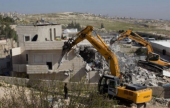 الجيش الاسرائيلي يهدم 4 منازل و3 بركسات شرق رام الله | موقع سوا 