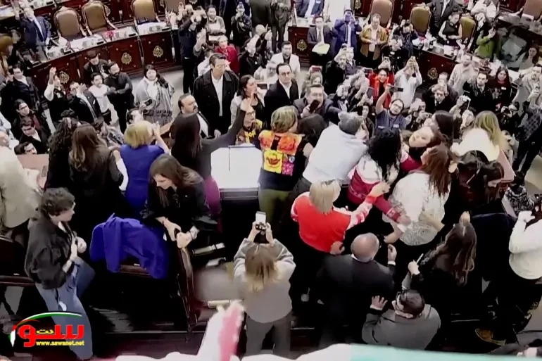 مشادة بين نائبات تتحول إلى اشتباك بالأيدي ببرلمان مكسيكو