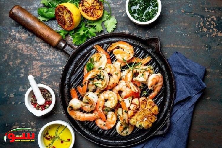 للرجيم , الجمبري المشوي