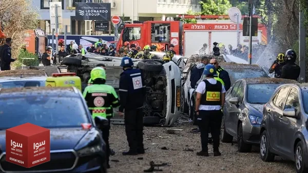 صواريخ إيران بسماء إسرائيل.. مصابون بعد سقوط شظايا على 7 مواقع بتل أبيب