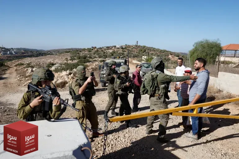 في نابلس , المستوطنون يرهبون أهالي ;بيت إمرين; بقطعان المواشي