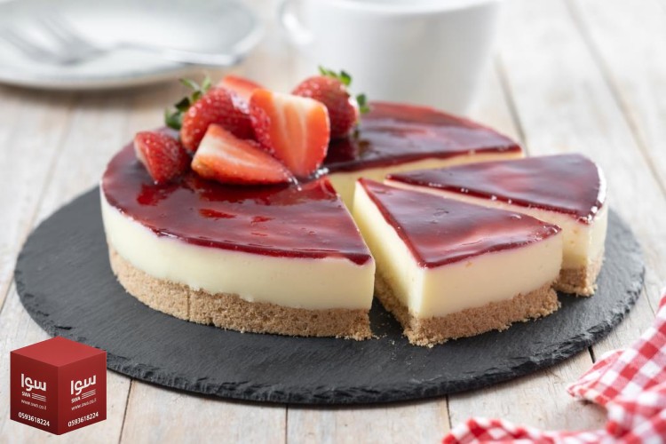 التشيز كيك البارد بدون فرن