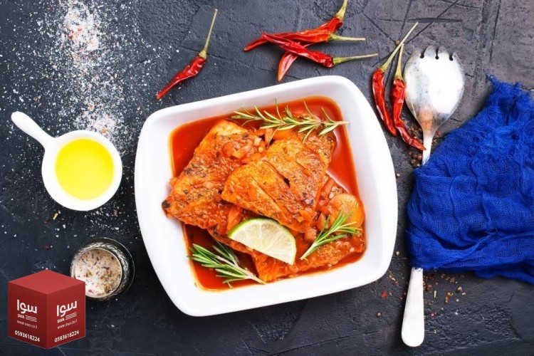 فيليه سمك بالصوص الحار