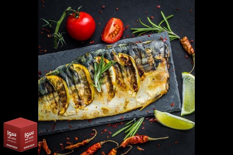 السمك المشوي بالصوص في الفرن
